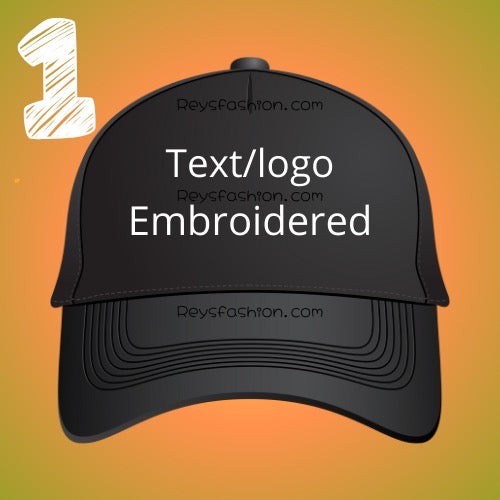 Personaliza Tu Gorra, Diseños Bordados