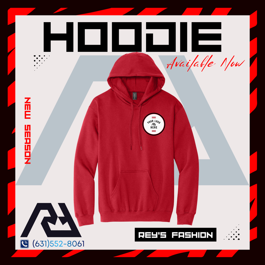 Sudadera con capucha personalizada y bordada